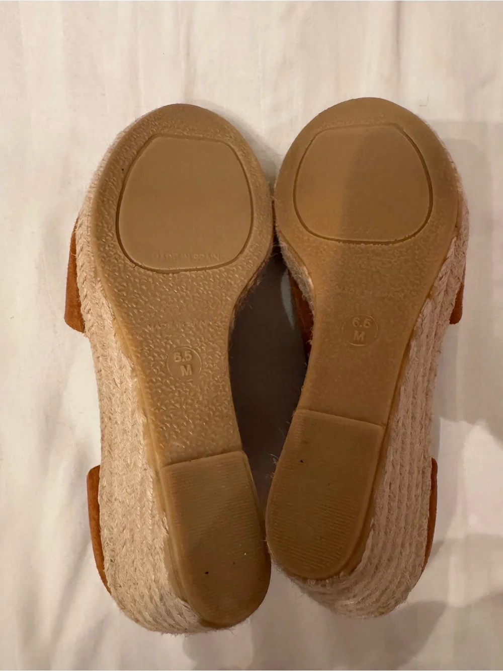 Vince Sonora Tan Suede Open-Toe Espadrilles